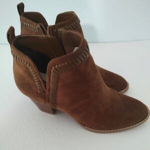 DV8 By Dolce Vita Women's Jace Suede Brown Ankle Boots Size 7.5